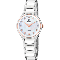 Reloj Festina Mujer F20752/8 Cerámica Blanco Analógico