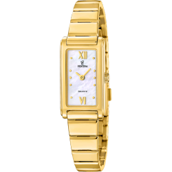 Reloj Festina Mujer F20768/1 Acero Dorado Analógico