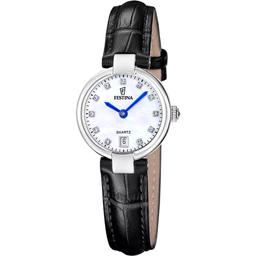 Reloj Festina Mujer F20782/1 Piel Negra Acero Analógico