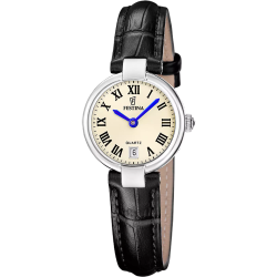 Reloj Festina Mujer F20782/2 Piel Negra Acero Analógico