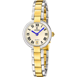 Reloj Festina Mujer F20785/2 Acero Bicolor Dorado Analógico