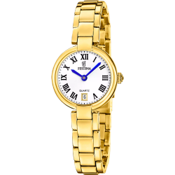 Reloj Festina Mujer F20786/1 Acero Dorado Analógico
