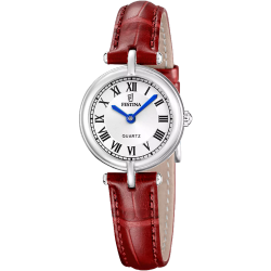 Reloj Festina Mujer F20787/1 Acero Piel Roja Analógico