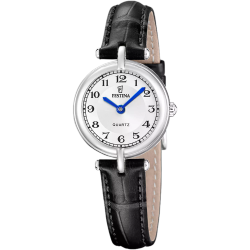Reloj Festina Mujer F20787/3 Acero Piel Negra Analógico