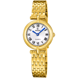 Reloj Festina Mujer F20790/1 Acero Dorado Analógico