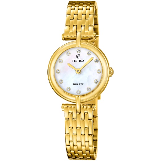 Reloj Festina Mujer F20790/2 Acero Dorado Analógico