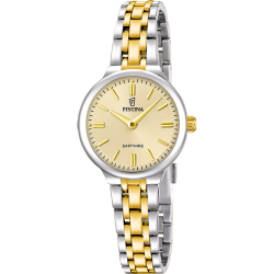 Reloj Festina Mujer F20792/2 Acero Bicolor Dorado Analógico