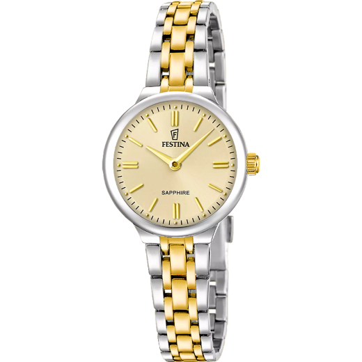 Reloj Festina Mujer F20792/2 Acero Bicolor Dorado Analógico
