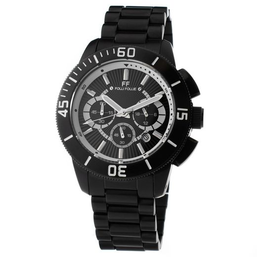 Folli Follie Men's Watch WF8Y036BEK Black
