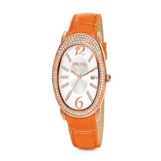 Folli Follie Damenuhr WF2B012STWN Orange Leder