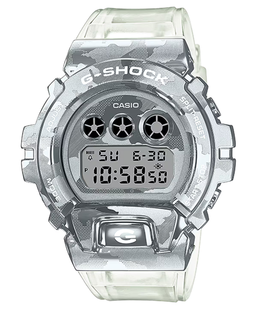 Reloj G-Shock Casio Hombre GM-6900SCM-1 Sport Transparente Digital