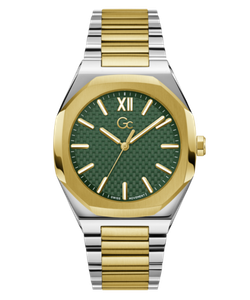 Reloj GC Hombre Z26002G9MF Acero Plateado Bicolor Dorado Analógico
