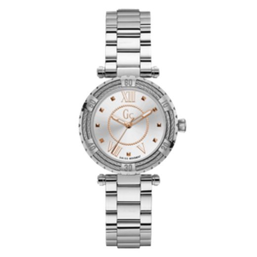 Relógio feminino GC Y41001L1 em aço