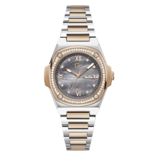 Orologio GC Donna Y98001L5MF COUSSIN SHAPE Bicolore Argento Rosa