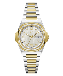 Reloj GC Mujer Y98008L1MF Acero Plateado Bicolor Dorado Analógico