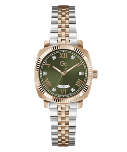 Reloj GC Mujer Z44004L3 Bolt Lady Acero Bicolor Dorado Analógico