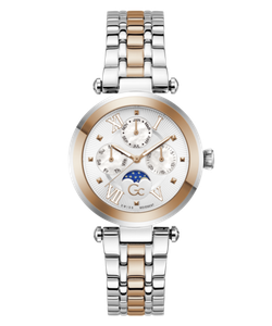 Reloj GC Mujer Z62001L1 TopChic Acero Bicolor Rose Fase Lunar Analógico