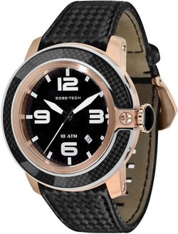 Glam Rock Men's Watch GR33010 Black Leather