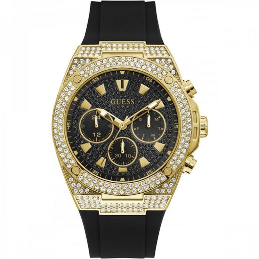 Reloj Guess Hombre GW0060G2 Pegasus Acero Dorado Bicolor Negro Analógico