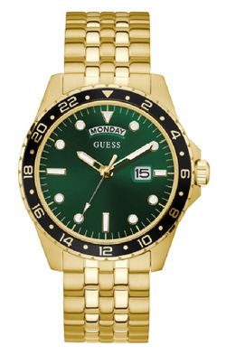 Reloj Guess Hombre GW0220G2 Comet Acero Dorado Analógico
