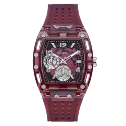 Reloj Guess Hombre GW0499G12 Phoenix Rojo Analógico