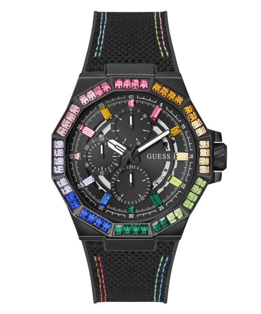 Guess Men's Watch GW0701G1 Black Nylon