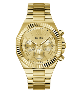 Reloj Guess Hombre GW0703G9 Cronógrafo Acero Dorado Analógico