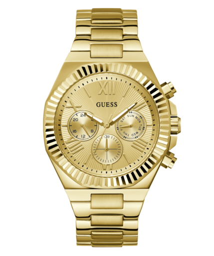 Reloj Guess Hombre GW0703G9 Cronógrafo Acero Dorado Analógico