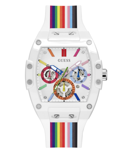 Reloj Guess Hombre GW0720G1 Plástico Blanco Analógico