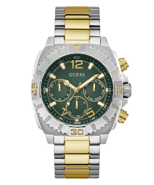 Guess Men's Watch GW0800G1 Two-Tone Gold Steel