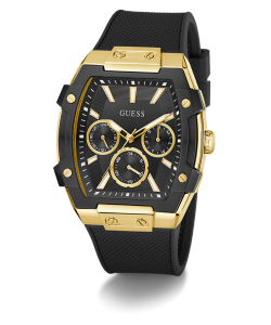 Reloj Guess Hombre GW0956G2 Phoenix Acero Dorado Bicolor Negro Analógico