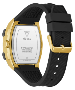 Reloj Guess Hombre GW0956G2 Phoenix Acero Dorado Bicolor Negro Analógico