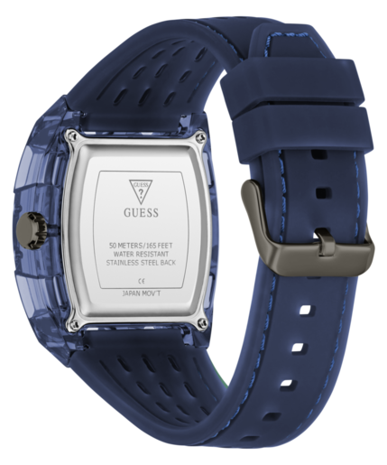Reloj Guess Hombre GW0959G1 Phoenix Acero Azul Analógico