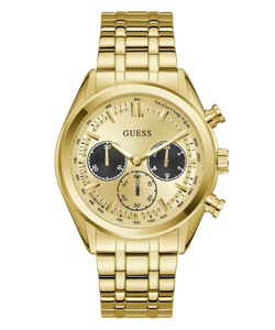 Reloj Guess Hombre GW0971G2 Dawson Acero Dorado Cronógrafo Analógico