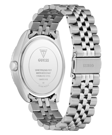 Reloj Guess Hombre GW0977G1 Jaden Acero Plateado Analógico
