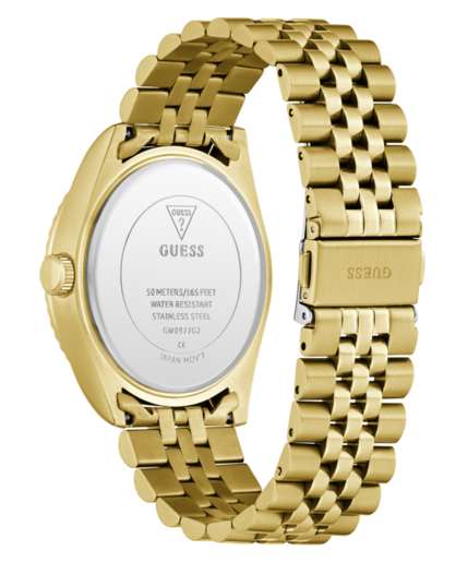 Reloj Guess Hombre GW0977G2 Jaden Acero Dorado Analógico