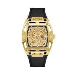 Reloj Guess Hombre GW0980G2 Phoenix Automático Dorado Analógico
