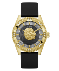 Reloj Guess Hombre GW1137G2 Sport Negro Acero Dorado Analógico
