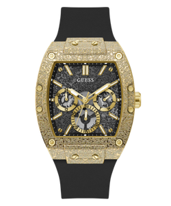 Reloj Guess Hombre GW1149G2 Sport Negro Acero Dorado Analógico