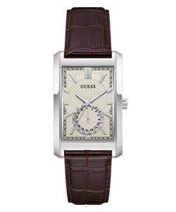 Reloj Guess Hombre GW1152G1 Piel Marrón Acero Analógico