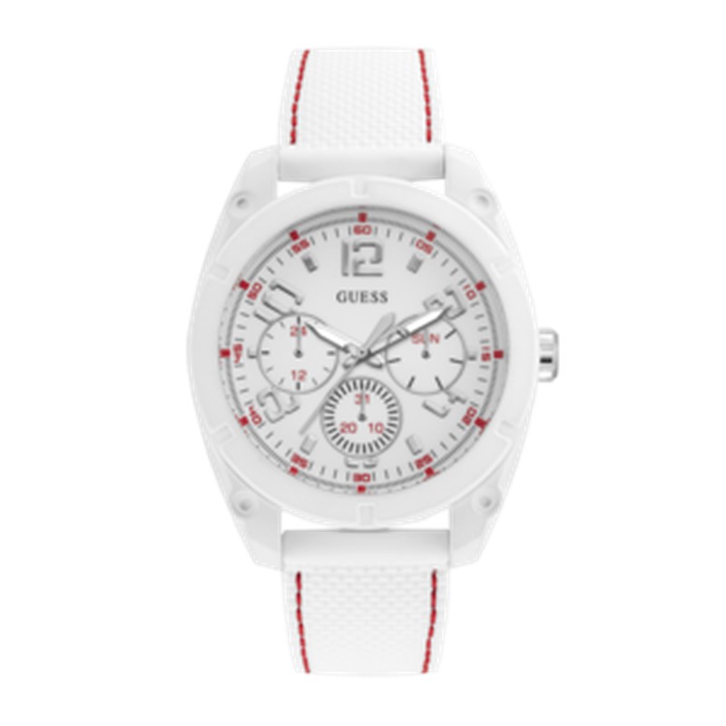 Reloj Guess Hombre W1256G2 Sport Blanco — Joyeriacanovas
