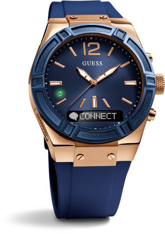 Engreído Capilares Melódico Reloj Guess Mujer C0002M1 Connect Azul Smartwatch — Joyeriacanovas