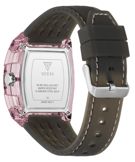 Reloj Guess Hombre GW0032G3 Sporting Negro Bicolor Rosa Analógico