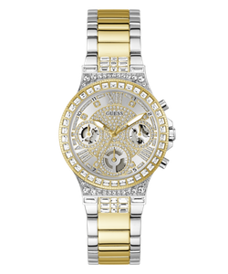 Reloj Guess Mujer GW0320L7 Moonlight Acero Plateado Bicolor Dorado Analógico