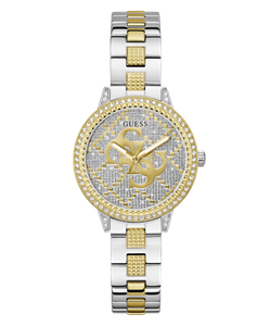 Reloj Guess Mujer GW0944L3 G Lace Acero Plateado Bicolor Dorado Analógico