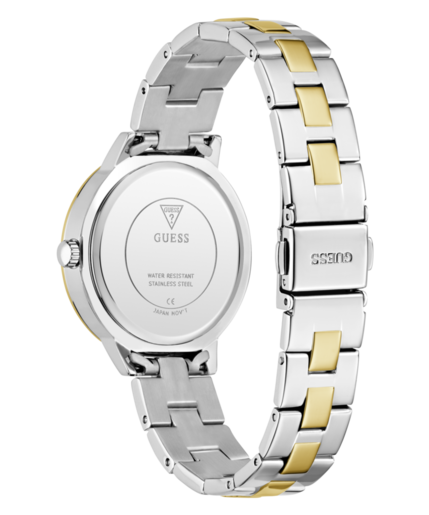 Reloj Guess Mujer GW0944L3 G Lace Acero Plateado Bicolor Dorado Analógico