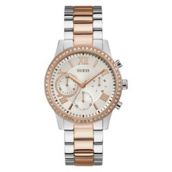 Rellotge Guess Dona W1069L4 Rosat Platejat
