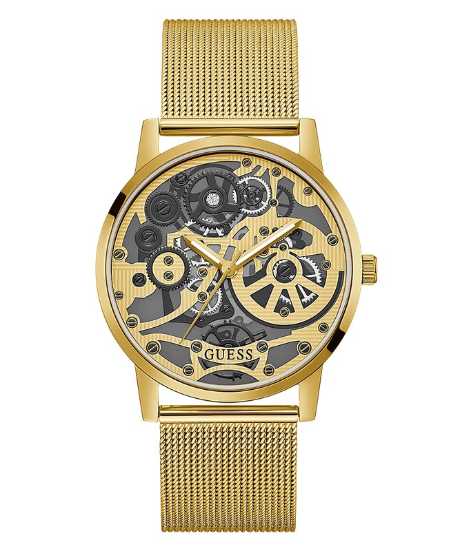 Reloj Hombre Guess GW0538G2 Esterilla Dorado — Joyeriacanovas