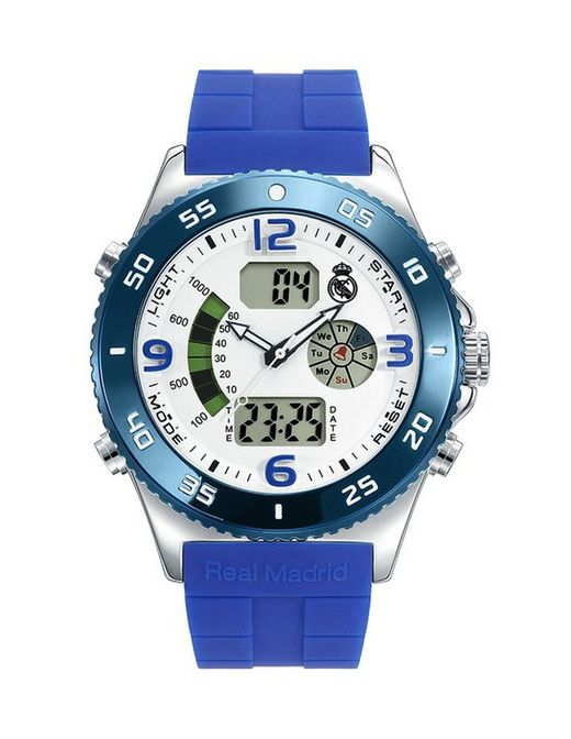 Reloj Hombre Oficial Real Madrid RMD0010-04 Sport Azul Analógico Digital