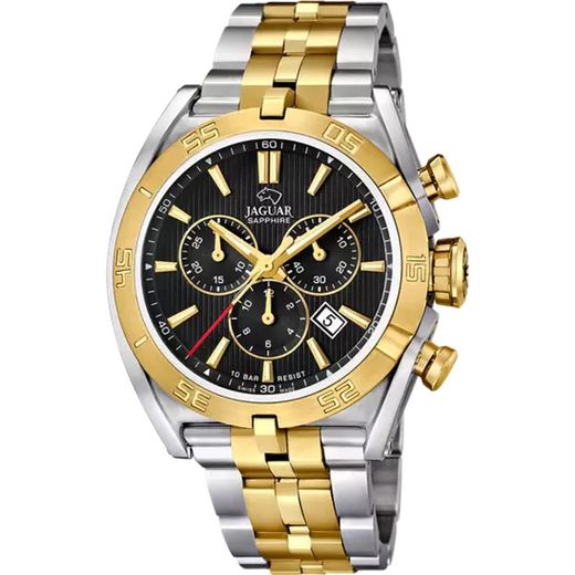 Jaguar Men's Watch J855/C Two-Tone Gold Steel Executive